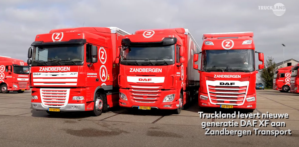 Zandbergen rijdt als eerste met nieuwe generatie DAF XF